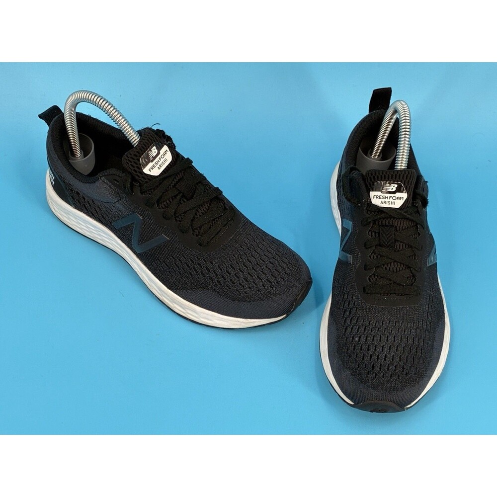 New Balance Fresh Foam Arishi v3 Womens 6.5 Black White Running Shoes WARISSB3
